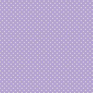 Makower Fabrics Spot On White on Lilac