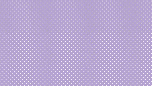 Makower Fabrics Spot On White on Lilac