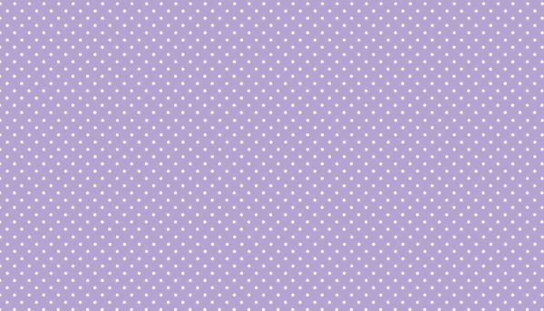 Makower Fabrics Spot On White on Lilac