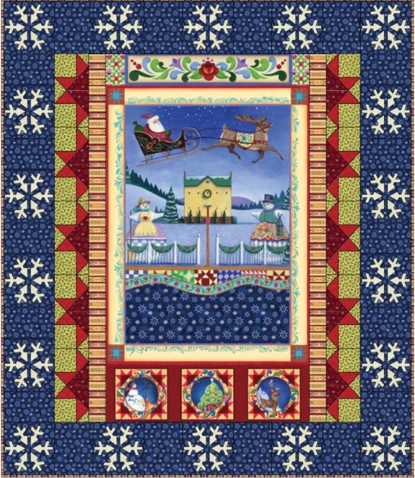 Benartex Fabrics A Quilter's Christmas Free Quilt Pattern