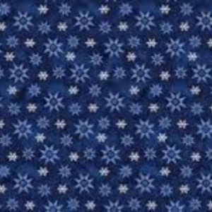 Benartex Fabrics A Quilter's Christmas Snowflakes on rich blue