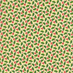 Benartex Fabrics A Quilter's Christmas Holly