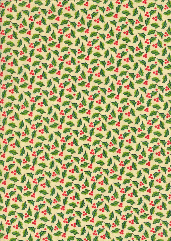 Benartex Fabrics A Quilter's Christmas Holly