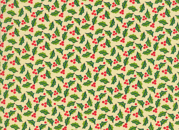Benartex A Quilter’s Christmas Holly