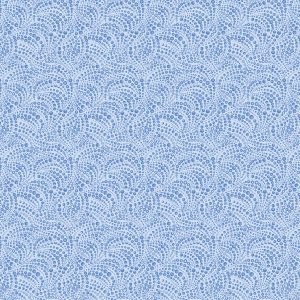 Benartex Fabrics Singing the Blues Beaded Swirl in Blue