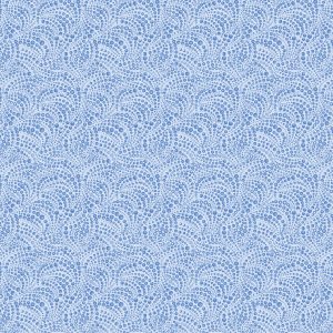 Benartex Fabrics Singing the Blues Beaded Swirl in Blue