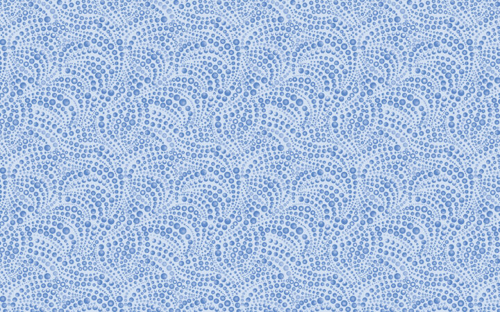 Benartex Cat-I-Tude Singing the Blues Beaded Swirl Blue