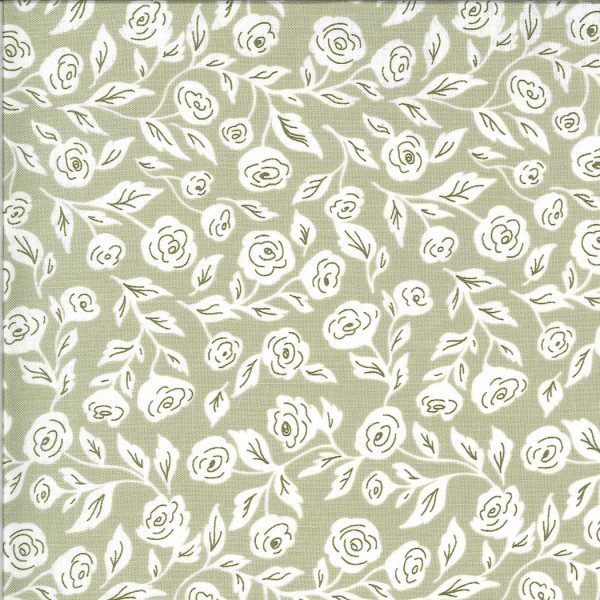 Moda Fabrics Folktale Enchanted Bloom Sage Floral