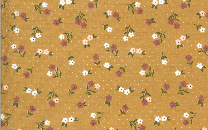 Moda Folktale Posie Gathering Golden
