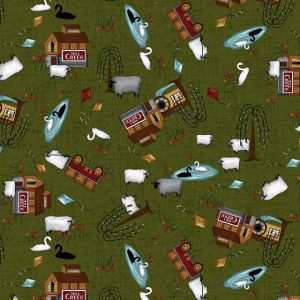 Henry Glass Fabrics Country Journey Spring Toss