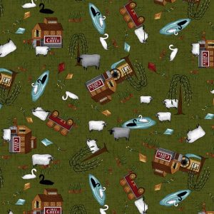 Henry Glass Fabrics Country Journey Spring Toss