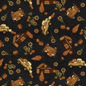 Henry Glass Fabrics Country Journey Autumn Toss