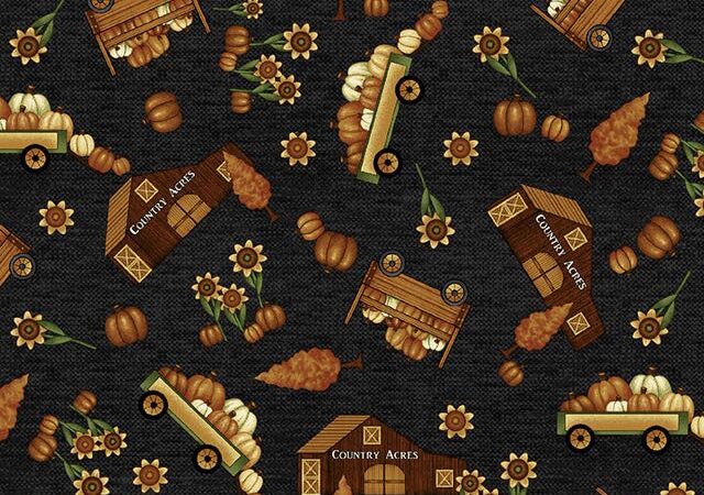 Henry Glass Country Journey Autumn Toss