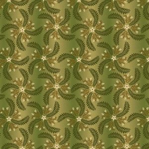 Henry Glass Fabrics Country Journey Pinwheel Ombre Green
