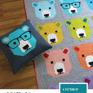 Elizabeth Hartman Bjorn Bear Quilt Pattern Front