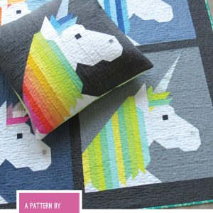 Elizabeth Hartman Lisa the Unicorn Quilt Pattern Front
