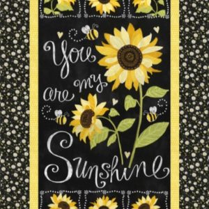 Timeless Treasures You Are My Sunshine Wall Hanging Free Pattern