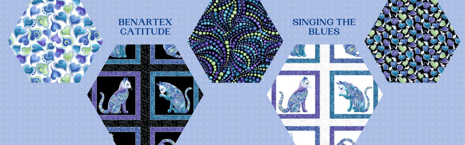 Benartex Fabrics Singing the Blues Slider