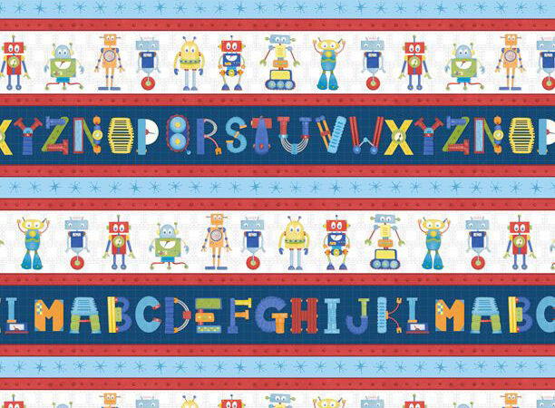 Wilmington Alpha-Bots Repeating Stripe