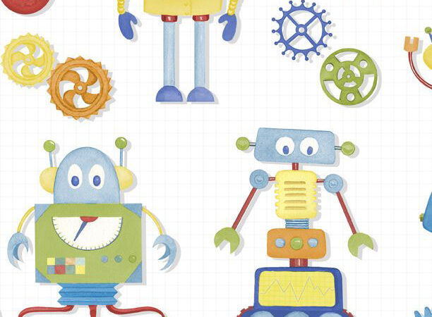 Wilmington Alpha-Bots Robots White