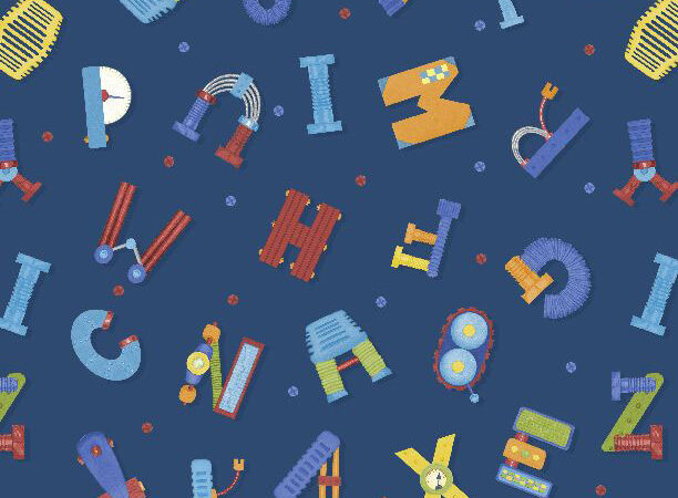 Wilmington Alpha-Bots Alphabet Toss Navy