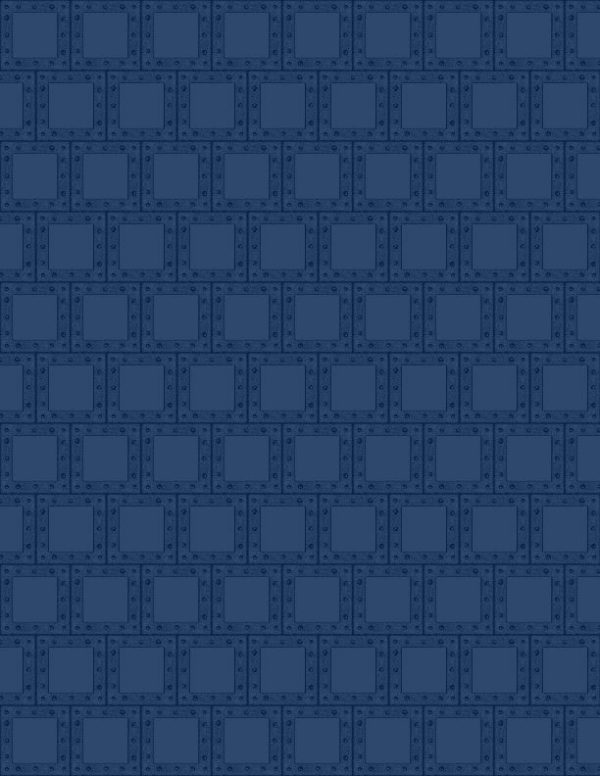 Wilmington Fabrics Alpha-Tonal Steel Boxes in Navy