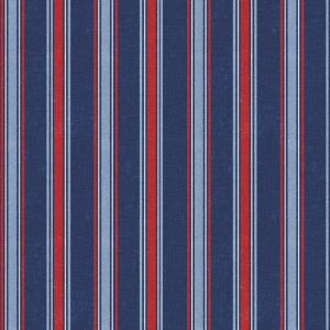 Wilmington Fabrics At the Helm Dark Blue Stripe