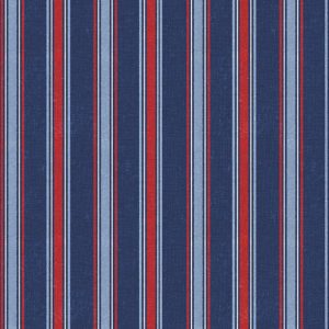Wilmington Fabrics At the Helm Dark Blue Stripe