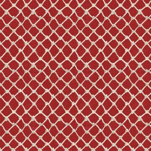Wilmington Fabrics At the Helm Rope Fishing Net in Red