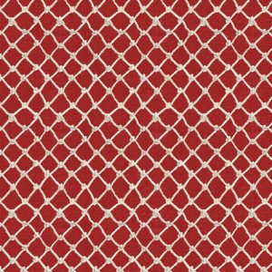Wilmington Fabrics At the Helm Rope Fishing Net in Red