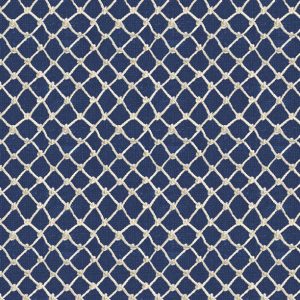 Wilmington Fabrics At the Helm Rope Fishing Net in Blue