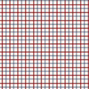 Wilmington Fabrics At the Helm Red and Blue Plaid