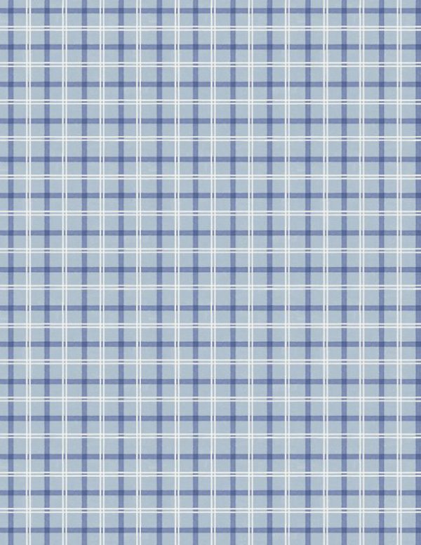Wilmington Fabrics At the Helm Blue Plaid