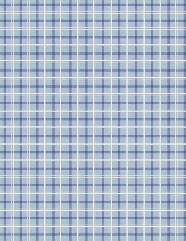 Wilmington Fabrics At the Helm Blue Plaid