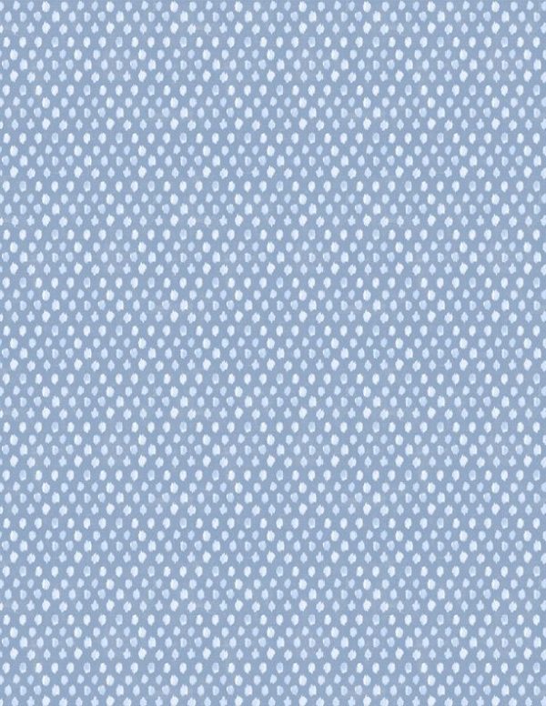 Wilmington Fabrics At the Helm Dark Blue Ikat Dot