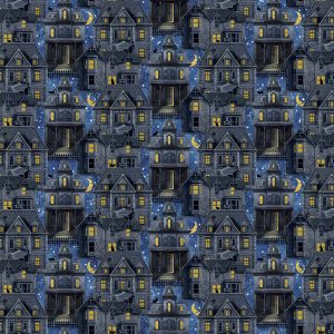 Northcott Fabrics Hocus Pocus Haunted Houses
