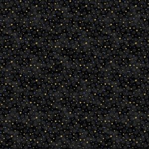 Northcott Fabrics Hocus Pocus Black Star Swirl
