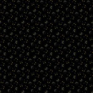 Northcott Fabrics Hocus Pocus Cat Eyes on Black