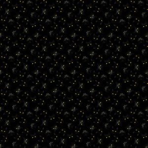 Northcott Fabrics Hocus Pocus Cat Eyes on Black