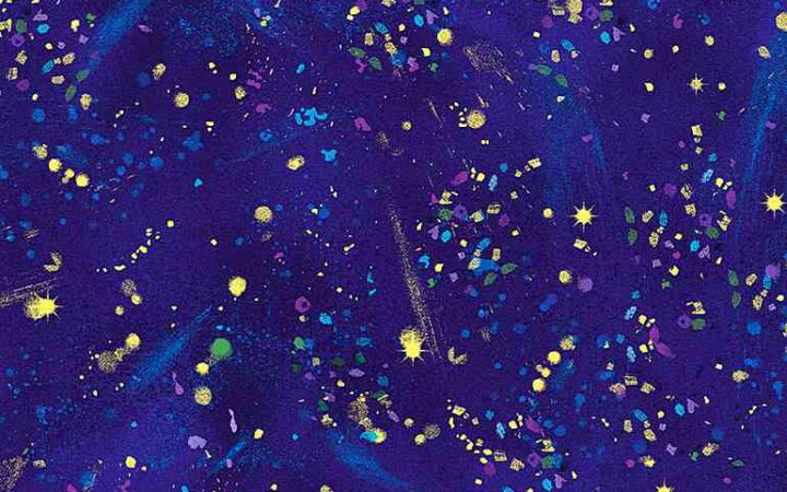 Timeless Treasures Utopia Blue Splatter