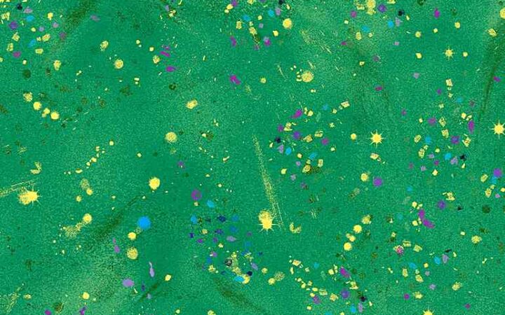 Timeless Treasures Utopia Green Splatter