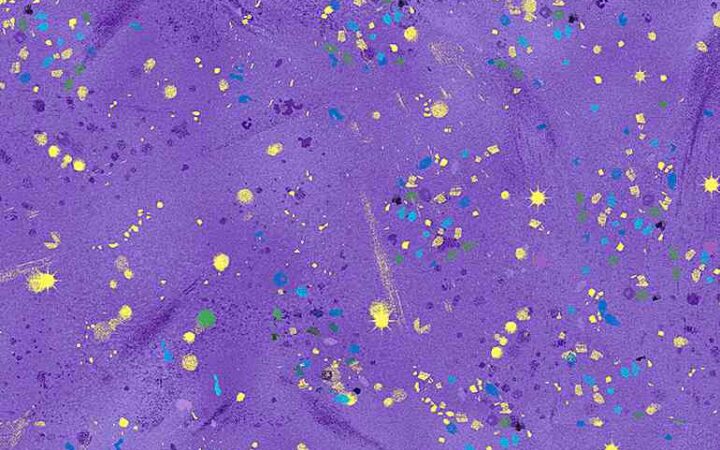Timeless Treasures Utopia Purple Splatter