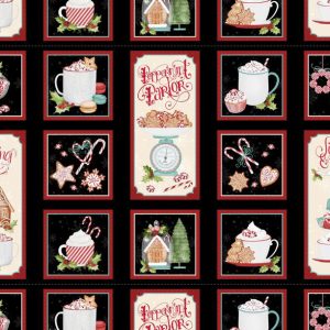 Wilmington Fabrics Peppermint Parlor Quilt Panel