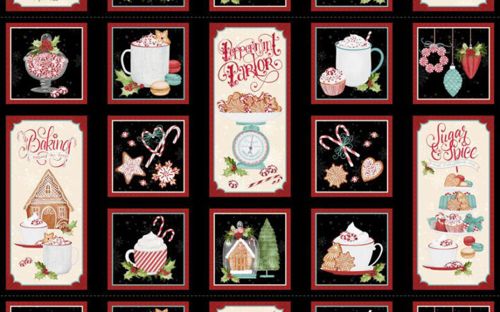 Wilmington Peppermint Parlor Quilt Panel