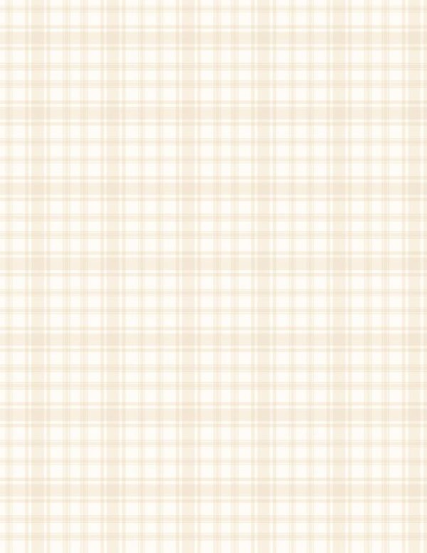 Wilmington Fabrics Peppermint Parlor Tonal Cream Plaid