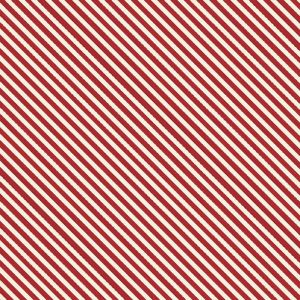Wilmington Fabrics Peppermint Parlor Red Diagonal Stripe