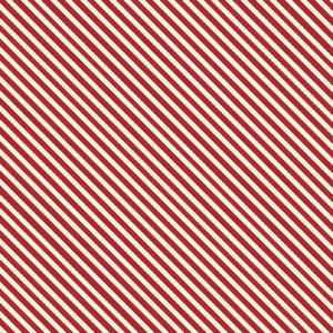 Wilmington Fabrics Peppermint Parlor Red Diagonal Stripe