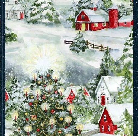 Wilmington Prints Winter Hollow Panel
