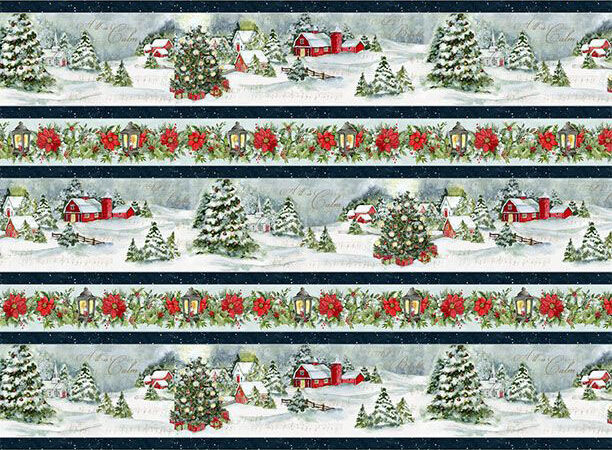 Wilmington Prints Winter Hollow Stripe