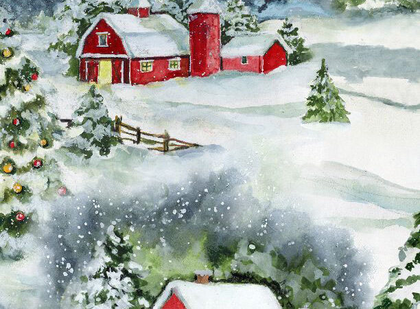 Wilmington Prints Winter Hollow Scenic
